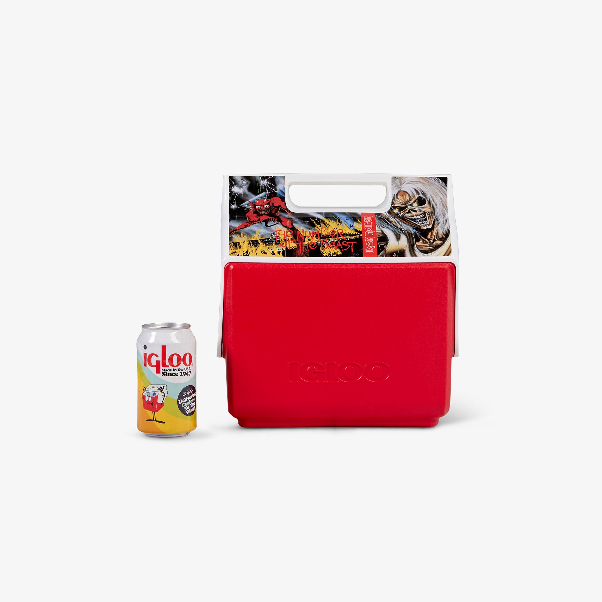 Iron Maiden The Number of the Beast Little Playmate 7 Qt Cooler - Image 5