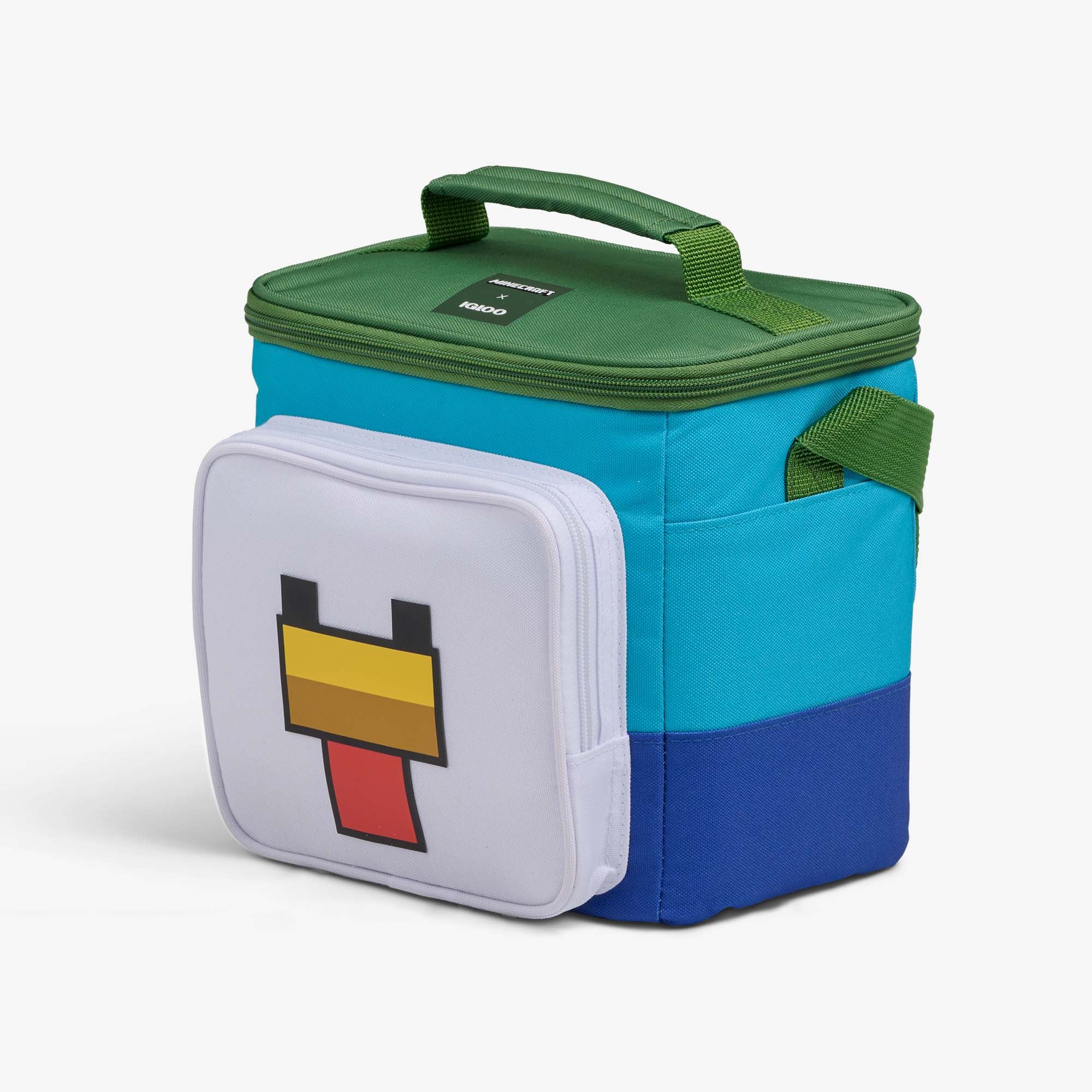 Minecraft Chicken Jockey Square Lunch Cooler Bag - Image 2