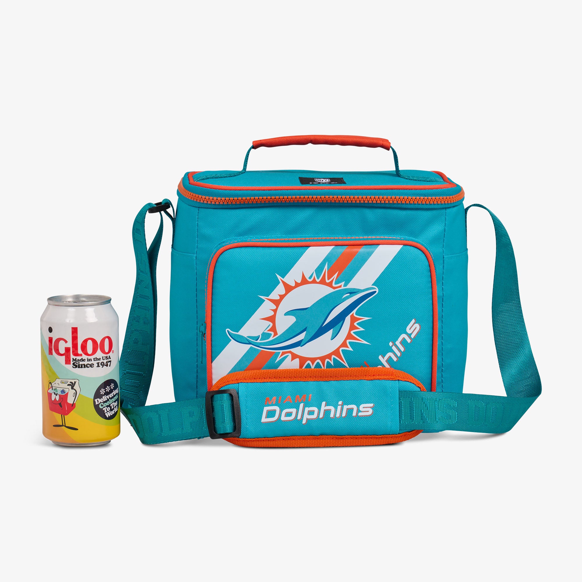 Miami Dolphins Square Lunch Cooler Bag - Image 5