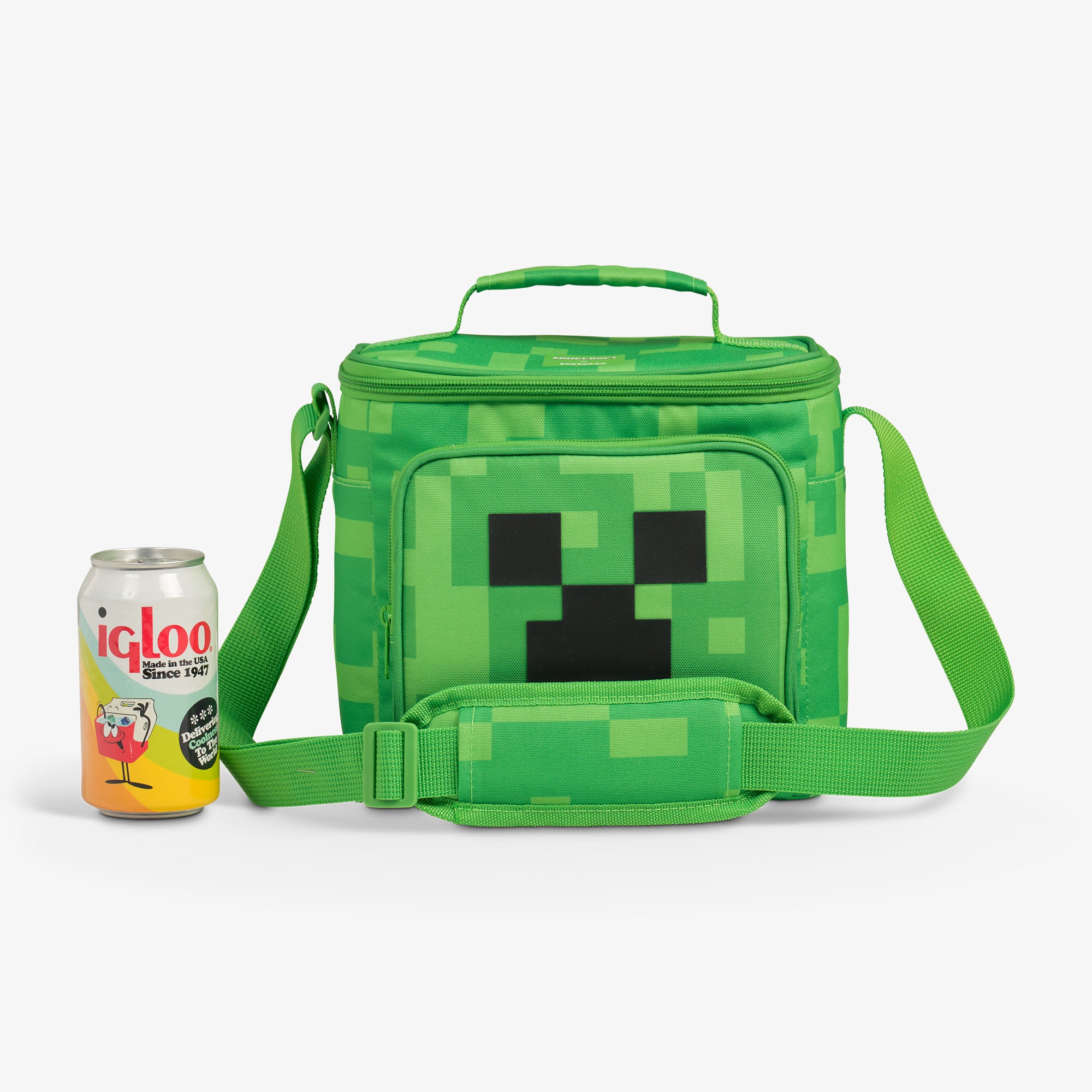Minecraft Creeper Square Lunch Cooler Bag - Image 5