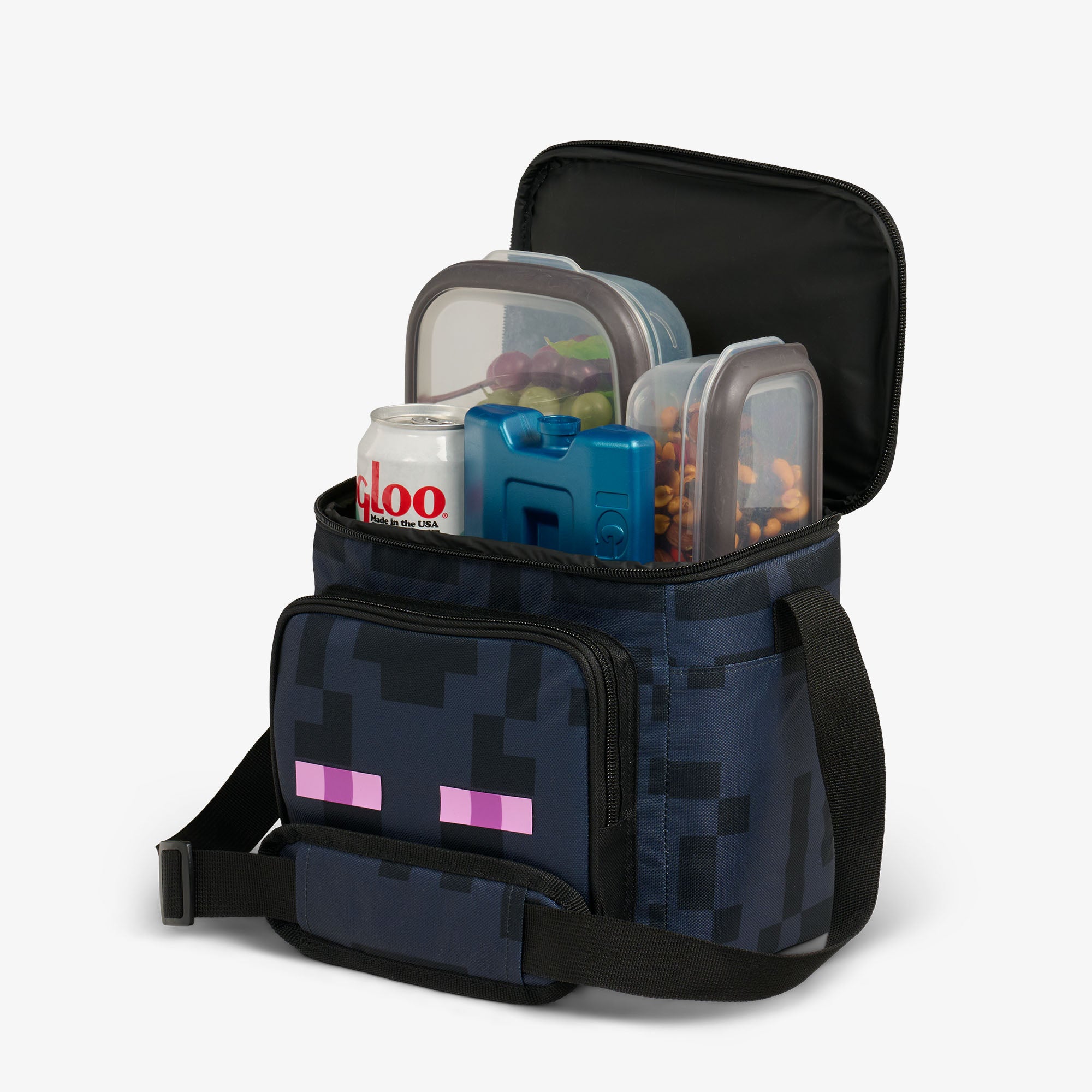 Minecraft Enderman Square Lunch Cooler Bag - Image 4