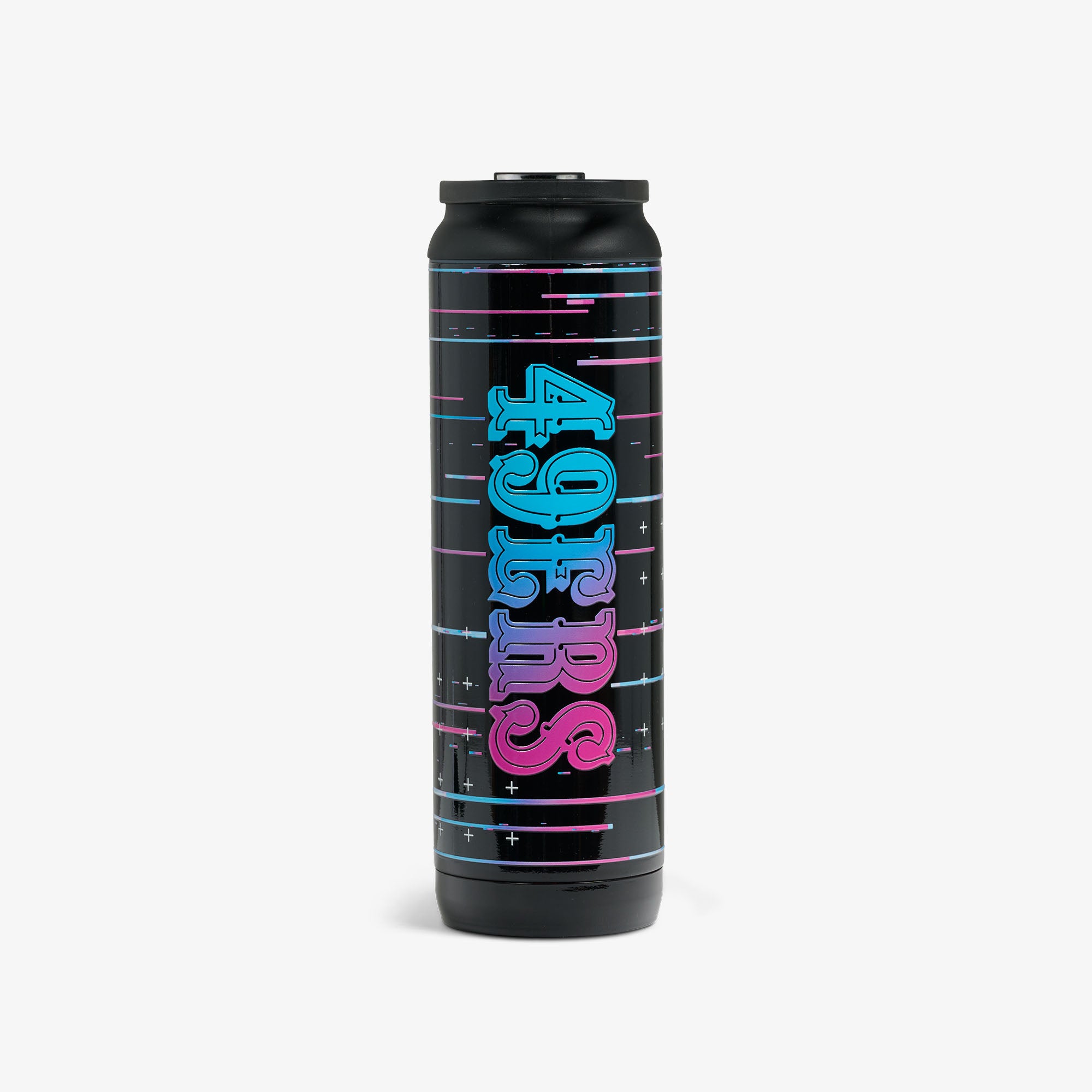 NFL Neon San Francisco 49ers 20 Oz Flip 'n' Sip Tumbler - Image 2