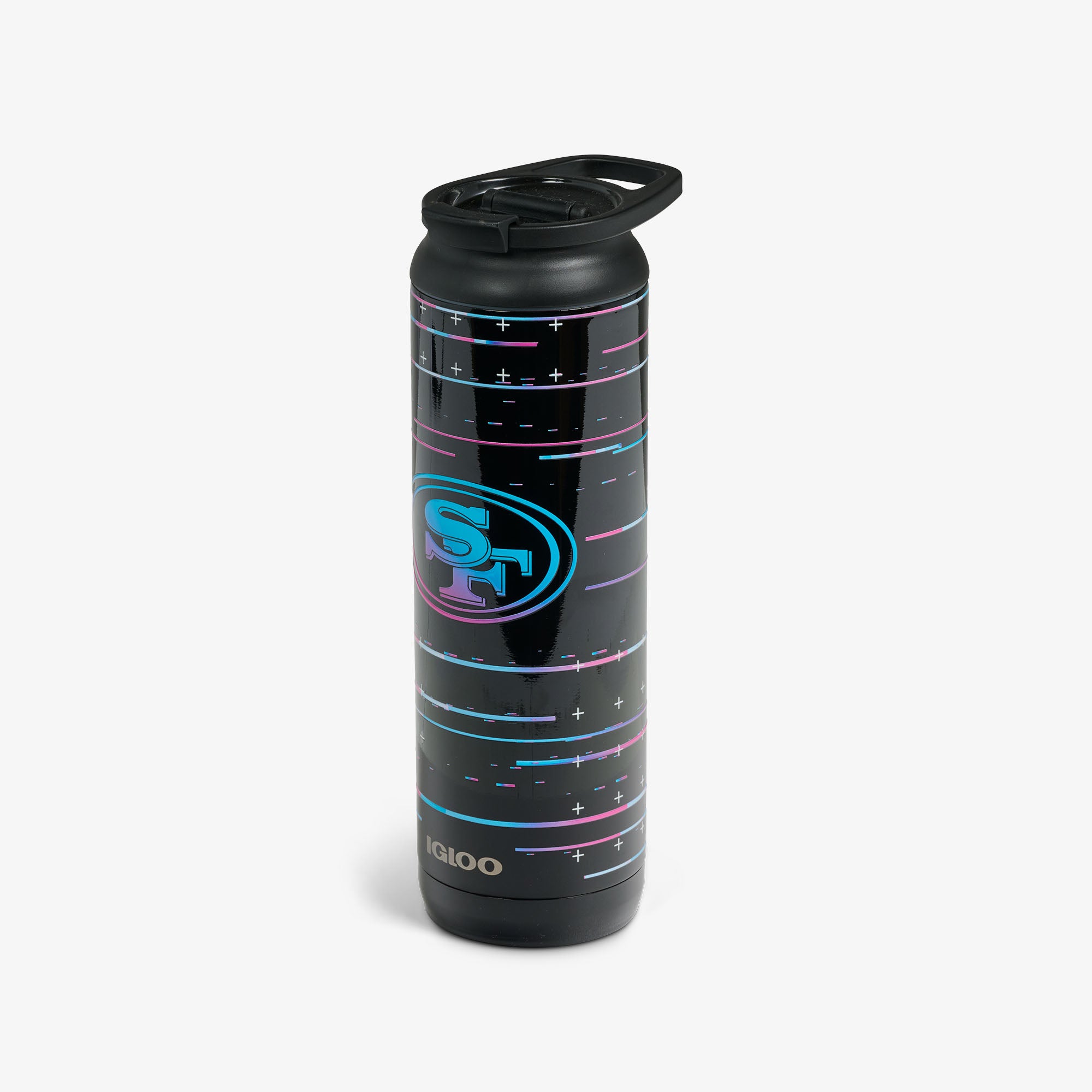 NFL Neon San Francisco 49ers 20 Oz Flip 'n' Sip Tumbler - Image 6