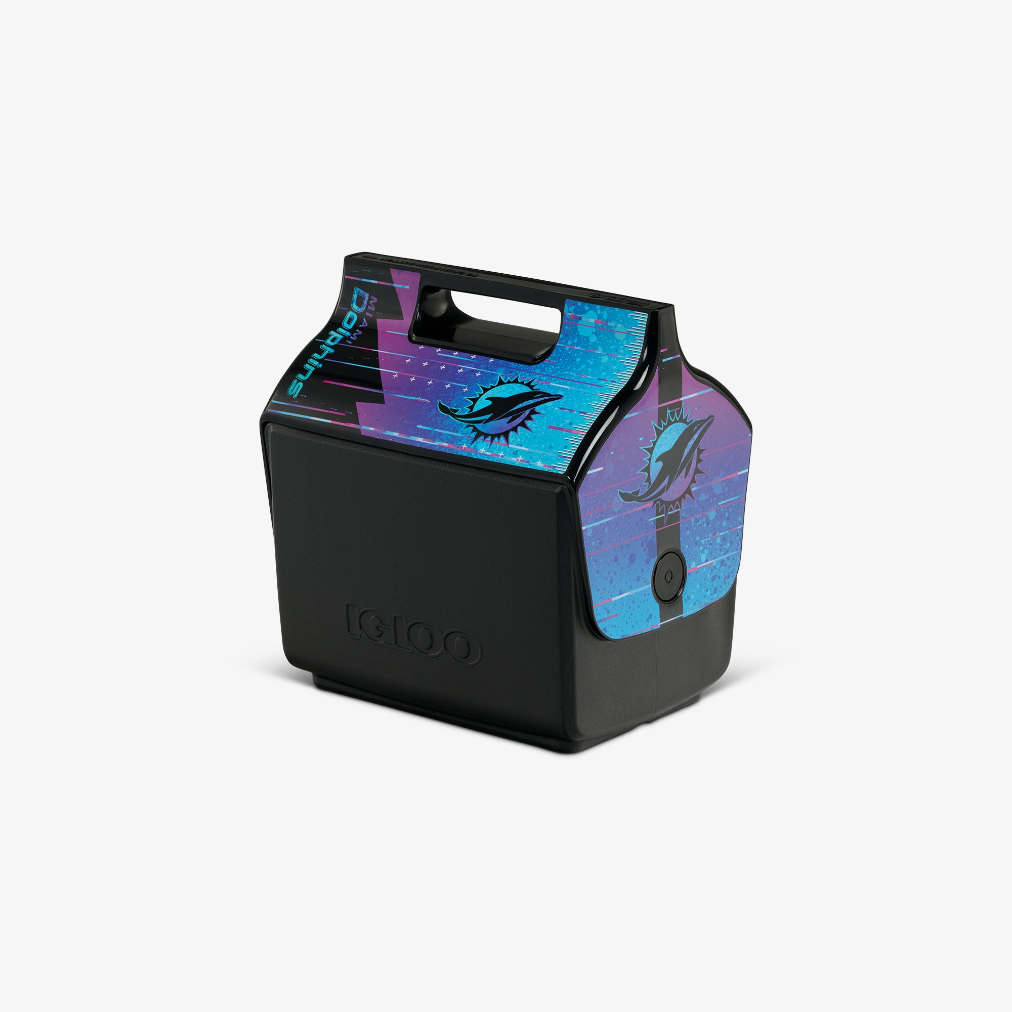 NFL Neon Miami Dolphins Little Playmate® 7 Qt Cooler - Image 2
