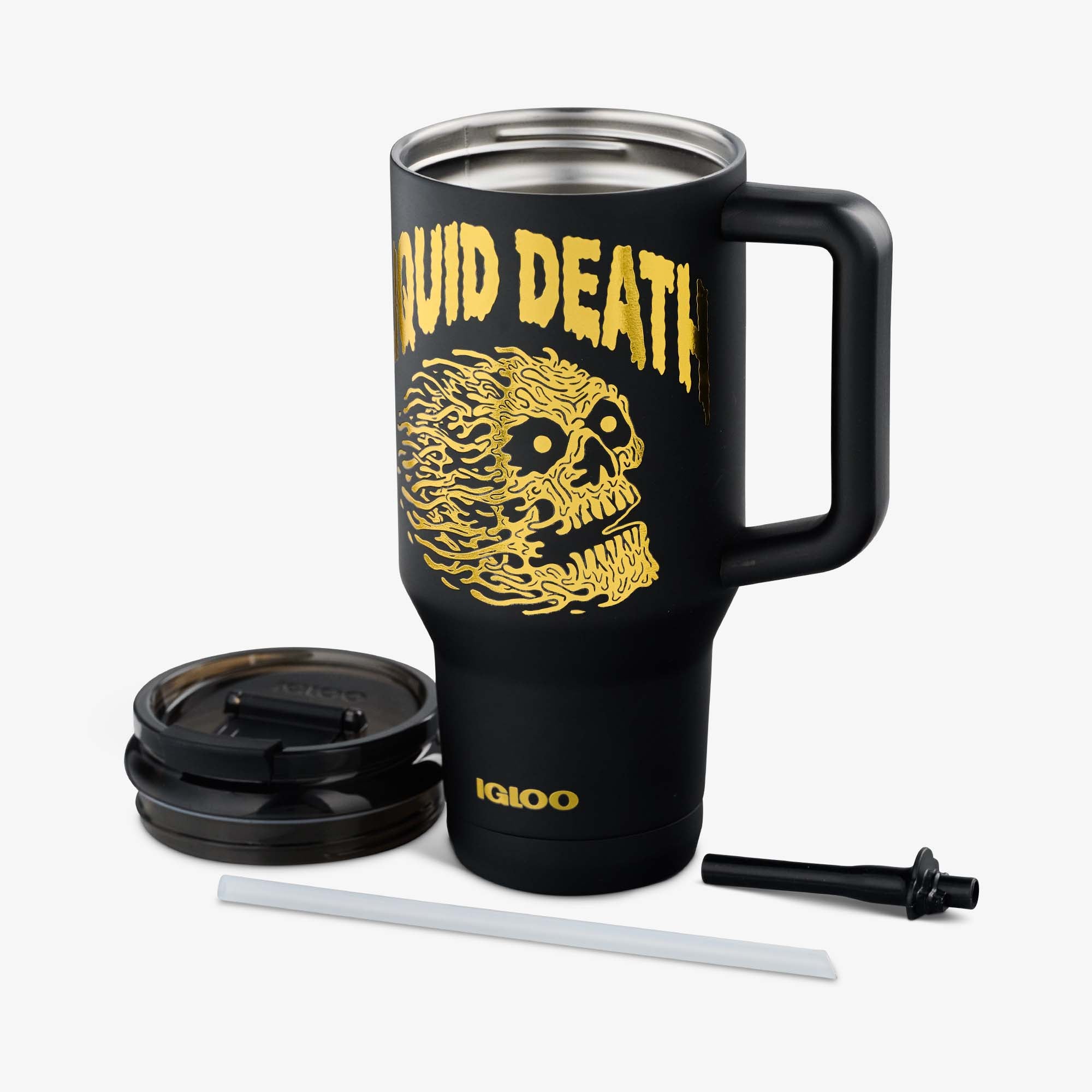 Liquid Death 32 Oz Cold-Blooded Travel Mug - Image 3