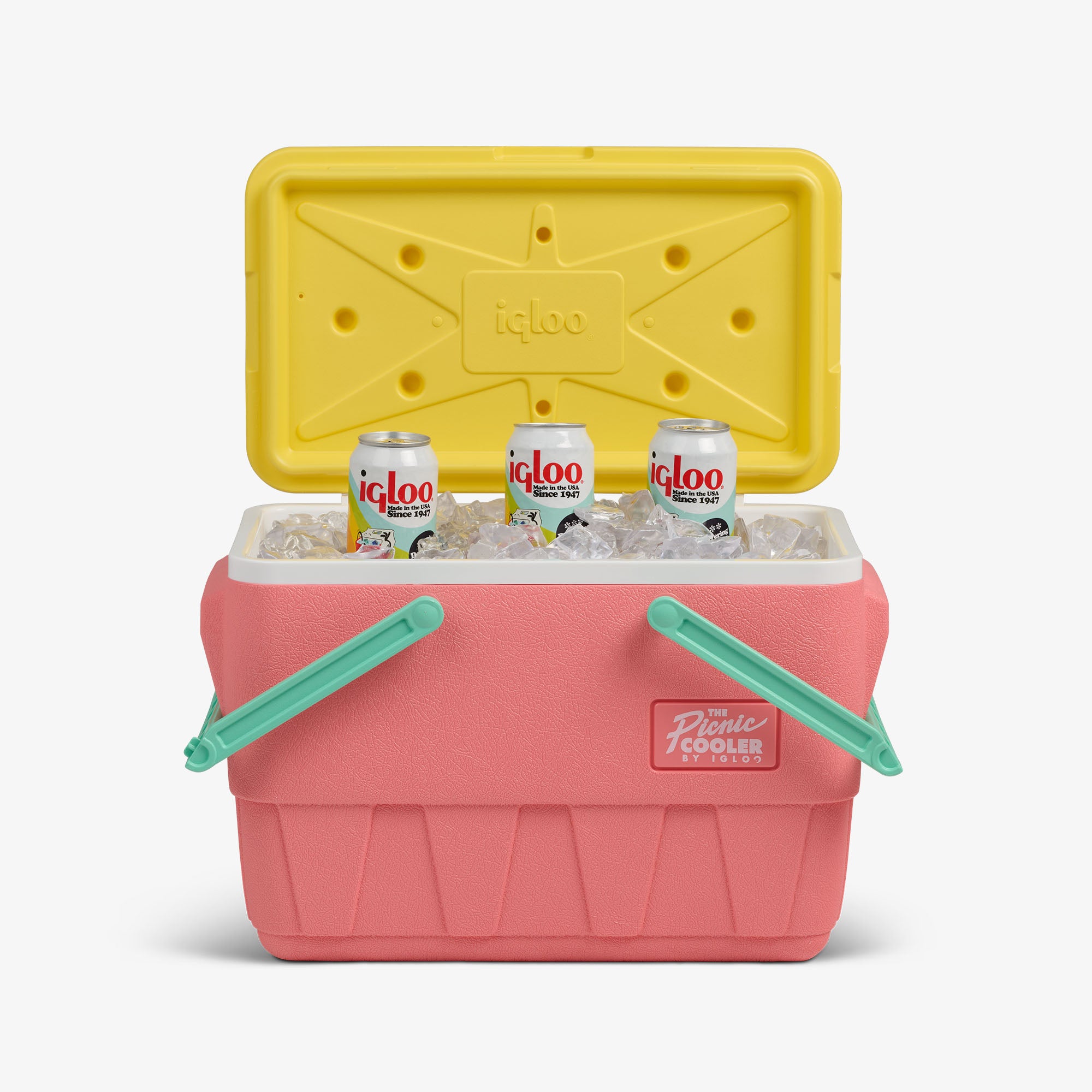 Retro Picnic Basket 25 Qt Cooler - Image 17